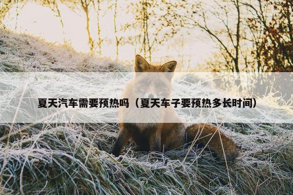 夏天汽车需要预热吗（夏天车子要预热多长时间）