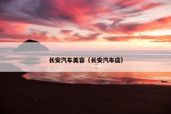 长安汽车美容（长安汽车店）