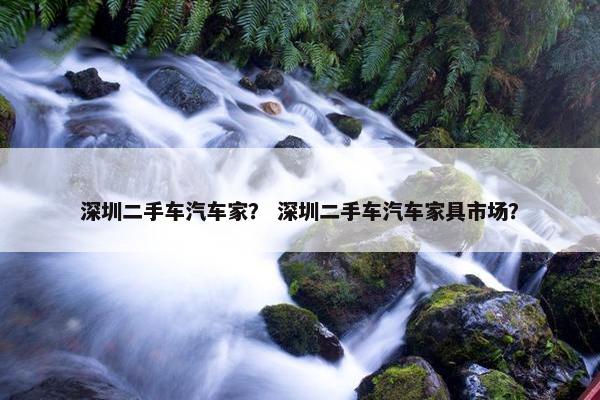 深圳二手车汽车家？ 深圳二手车汽车家具市场？
