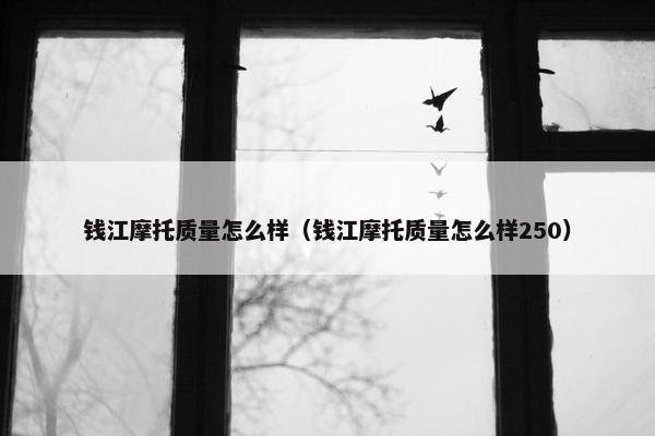 钱江摩托质量怎么样（钱江摩托质量怎么样250）