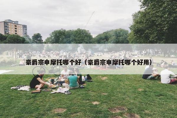 豪爵宗申摩托哪个好（豪爵宗申摩托哪个好用）
