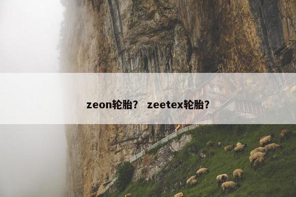 zeon轮胎？ zeetex轮胎？