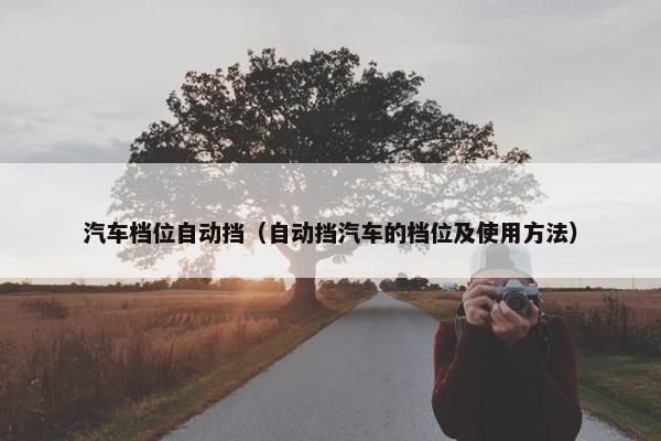 汽车档位自动挡（自动挡汽车的档位及使用方法）