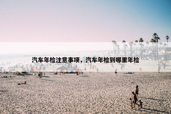 汽车年检注意事项，汽车年检到哪里年检
