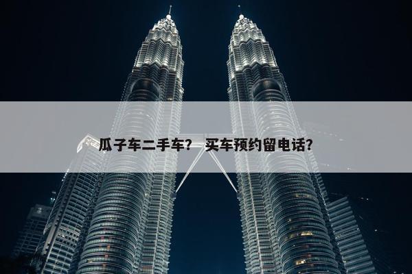 瓜子车二手车？ 买车预约留电话？