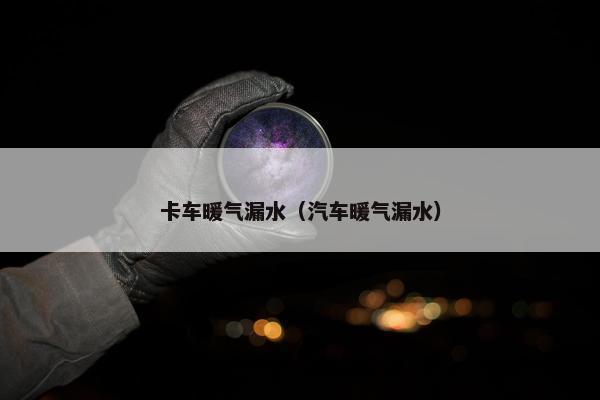卡车暖气漏水（汽车暖气漏水）