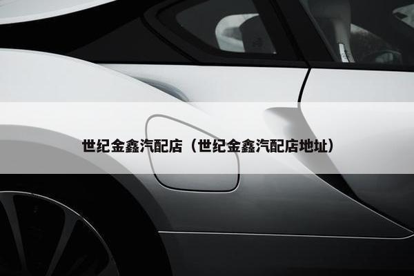 世纪金鑫汽配店（世纪金鑫汽配店地址）