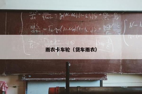 雨衣卡车轮（货车雨衣）