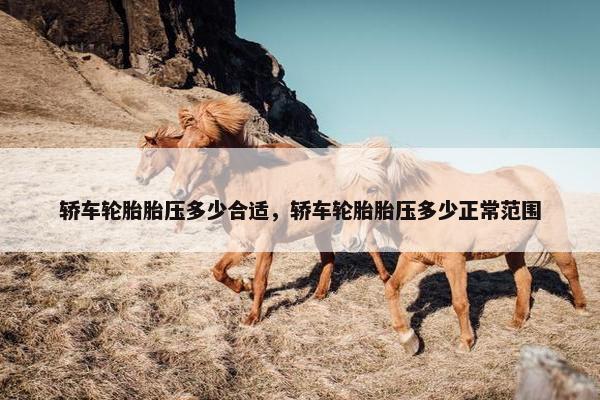 轿车轮胎胎压多少合适，轿车轮胎胎压多少正常范围
