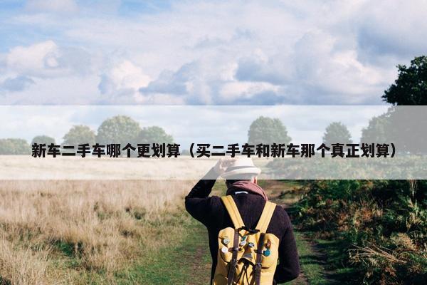 新车二手车哪个更划算（买二手车和新车那个真正划算）
