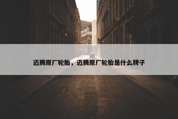迈腾原厂轮胎，迈腾原厂轮胎是什么牌子