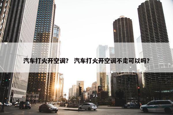 汽车打火开空调？ 汽车打火开空调不走可以吗？