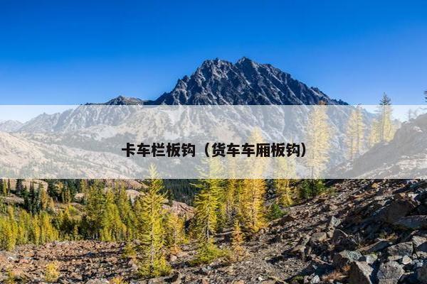 卡车栏板钩（货车车厢板钩）