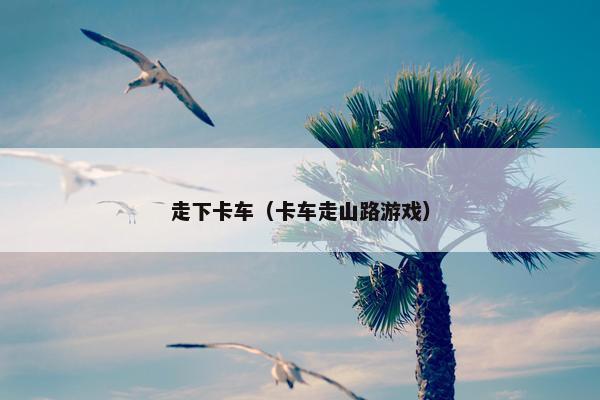 走下卡车（卡车走山路游戏）