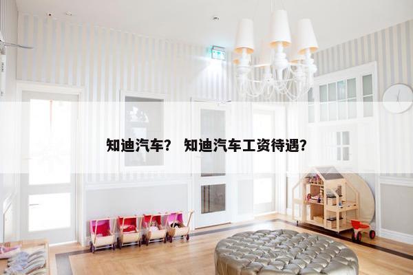 知迪汽车？ 知迪汽车工资待遇？