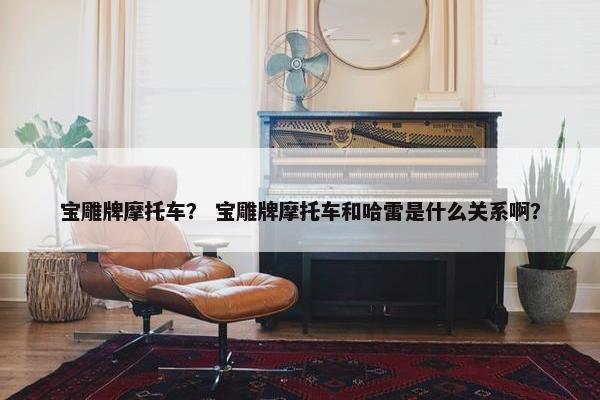 宝雕牌摩托车？ 宝雕牌摩托车和哈雷是什么关系啊？