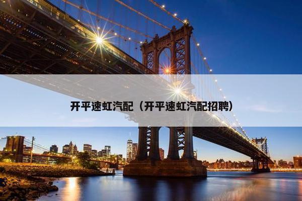 开平速虹汽配（开平速虹汽配招聘）