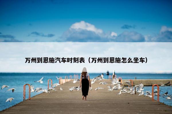 万州到恩施汽车时刻表（万州到恩施怎么坐车）