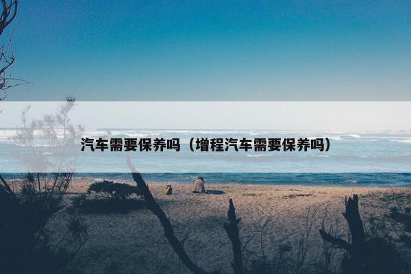 汽车需要保养吗（增程汽车需要保养吗）
