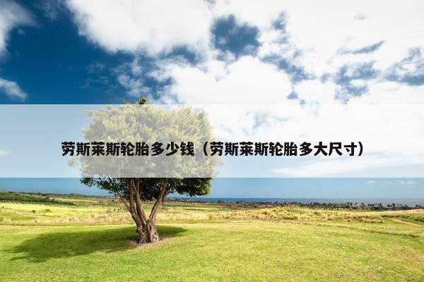劳斯莱斯轮胎多少钱（劳斯莱斯轮胎多大尺寸）