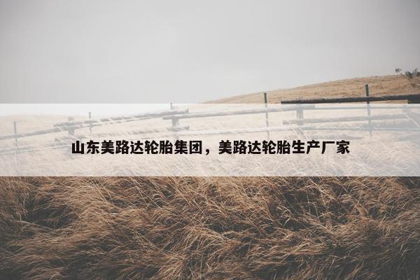 山东美路达轮胎集团，美路达轮胎生产厂家