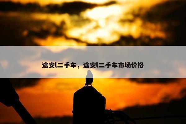 途安l二手车，途安l二手车市场价格