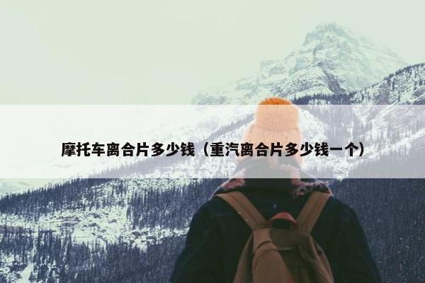 摩托车离合片多少钱（重汽离合片多少钱一个）