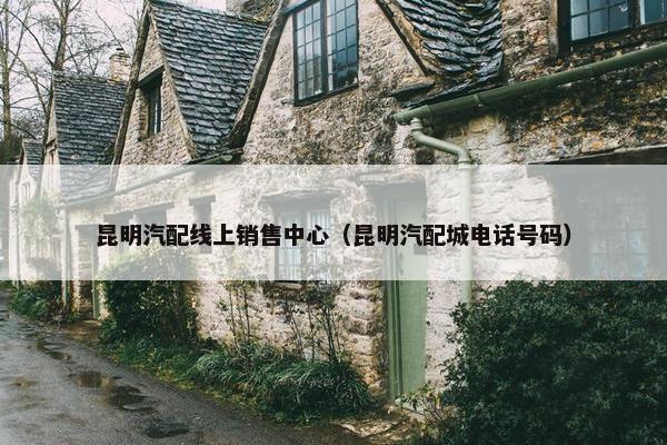 昆明汽配线上销售中心（昆明汽配城电话号码）