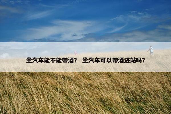 坐汽车能不能带酒？ 坐汽车可以带酒进站吗？