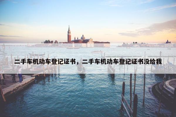 二手车机动车登记证书，二手车机动车登记证书没给我