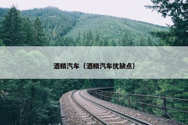 酒精汽车（酒精汽车优缺点）