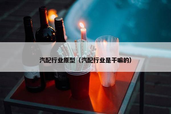 汽配行业原型（汽配行业是干嘛的）