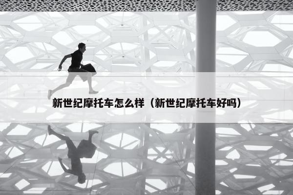新世纪摩托车怎么样（新世纪摩托车好吗）