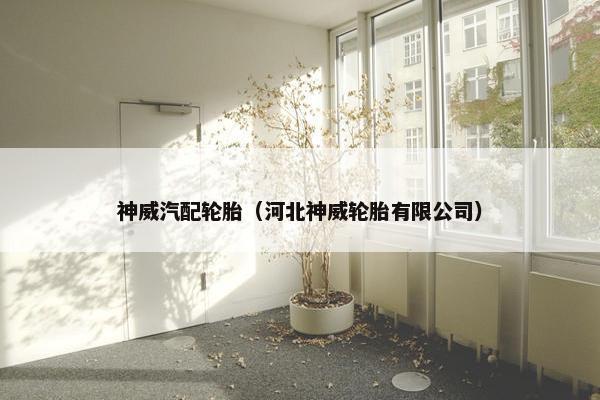 神威汽配轮胎（河北神威轮胎有限公司）