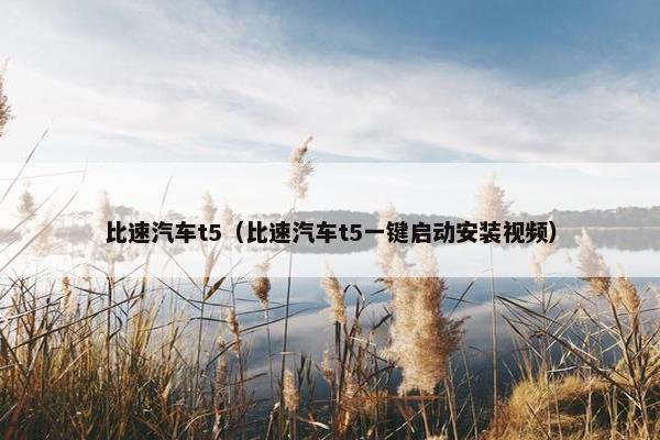 比速汽车t5（比速汽车t5一键启动安装视频）