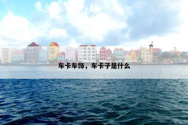 车卡车饰，车卡子是什么