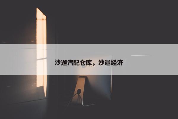 沙迦汽配仓库，沙迦经济