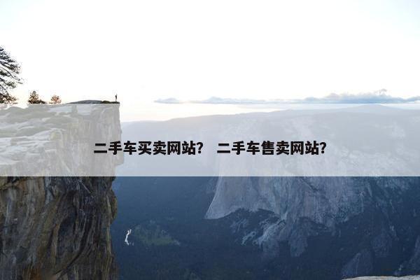 二手车买卖网站？ 二手车售卖网站？