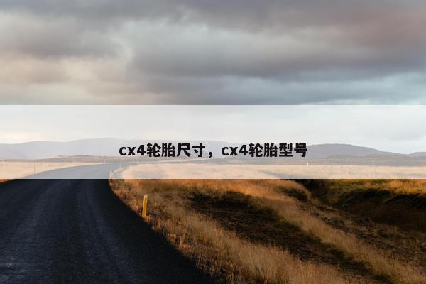 cx4轮胎尺寸，cx4轮胎型号