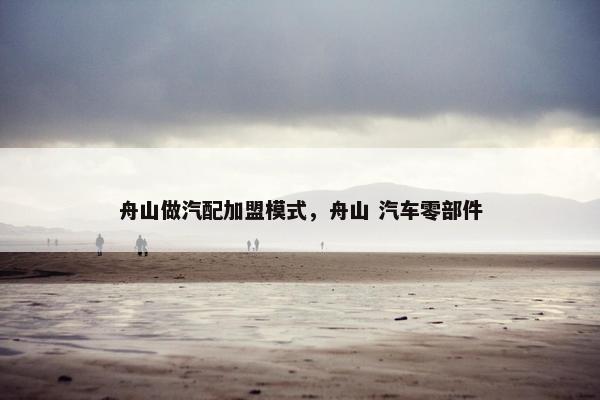 舟山做汽配加盟模式，舟山 汽车零部件