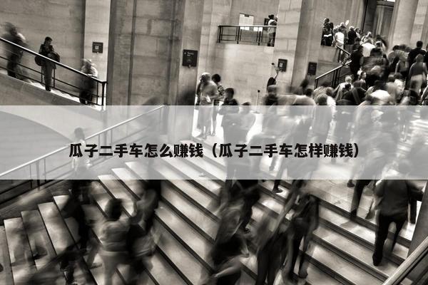 瓜子二手车怎么赚钱（瓜子二手车怎样赚钱）