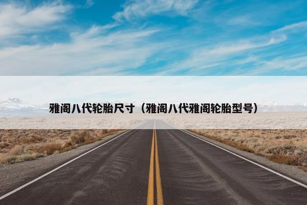 雅阁八代轮胎尺寸（雅阁八代雅阁轮胎型号）