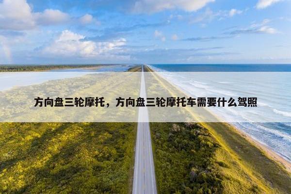 方向盘三轮摩托，方向盘三轮摩托车需要什么驾照