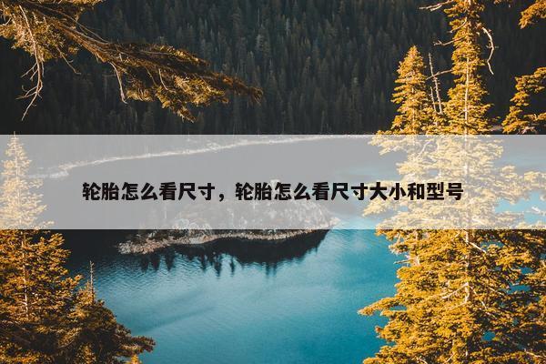 轮胎怎么看尺寸，轮胎怎么看尺寸大小和型号
