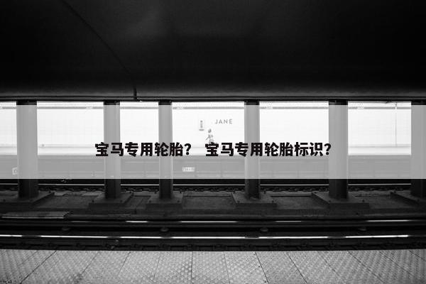 宝马专用轮胎？ 宝马专用轮胎标识？