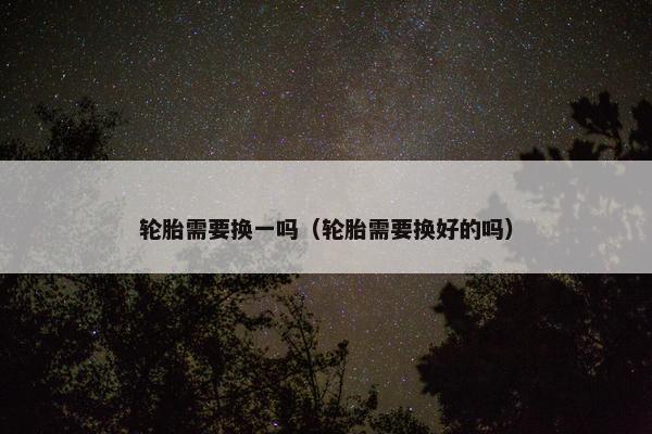 轮胎需要换一吗（轮胎需要换好的吗）