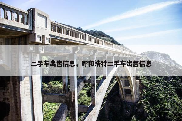 二手车出售信息，呼和浩特二手车出售信息