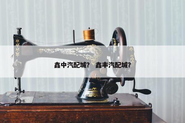 鑫中汽配城？ 鑫丰汽配城？