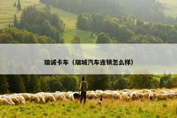 瑞诚卡车（瑞城汽车连锁怎么样）