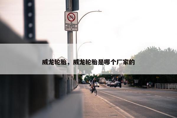 威龙轮胎，威龙轮胎是哪个厂家的